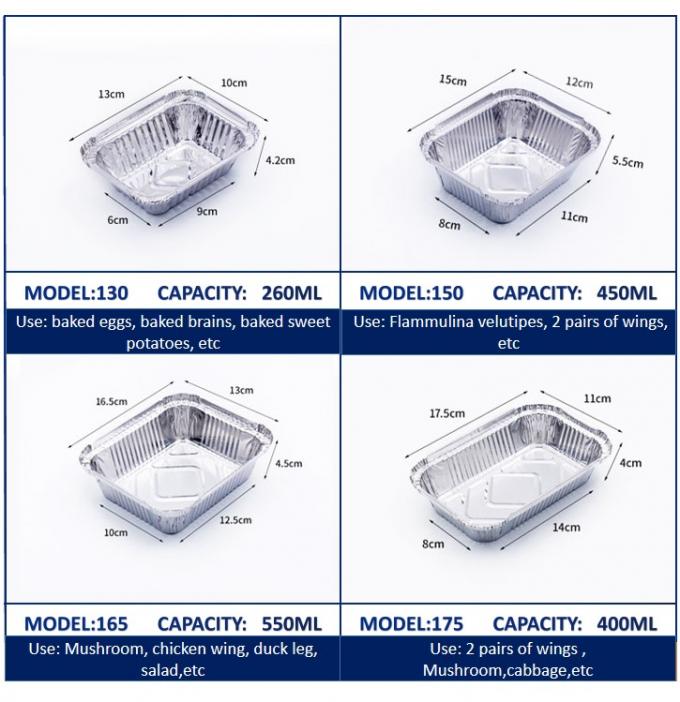 Aluminum Foil Boxes Silver – Eco-Friendly Heat-Sealable For Packaging