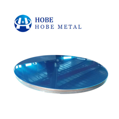 الحرارة H14 / H24 1000 سلسلة ألومنيوم اللوحة المستديرة 2.6mm سميكة لعلامات التحذير المرورية