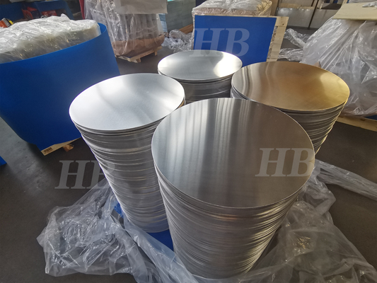 نقاء 99.5٪ ألومنيوم حلقات لوحة 1050 3003 مع رسومة عميقة و anodizing للطبخات الضغط