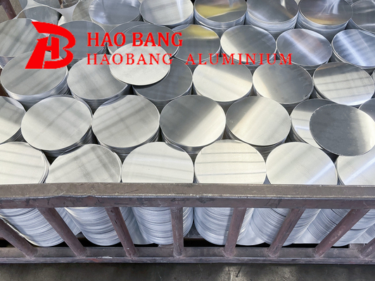1050 1100 1060 دائرة الألومنيوم قطر 80mm-1600mm سمك 0.3-6.0mm مخصصة