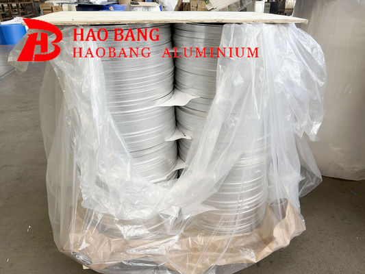 حلقات الألومنيوم الفضية المقاومة للصدأ 1080/1100 0.3-6.0MM للأجهزة المزخرفة