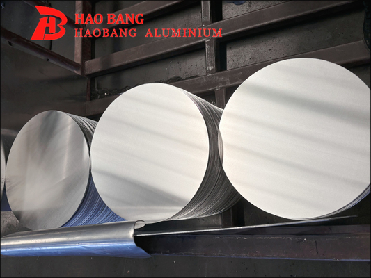 1050 1100 1060 دائرة الألومنيوم قطر 80mm-1600mm سمك 0.3-6.0mm مخصصة