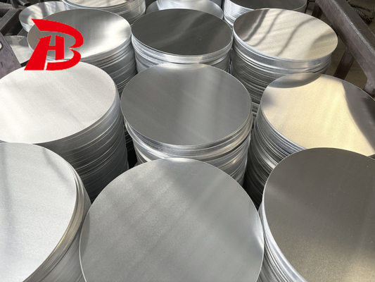السطح المطلي B209 ASTM 3003 8011 1050 1100 1060 حلقات القرص من الألومنيوم للوحات غير اللاصقة
