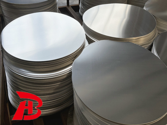 1060 3003 5052 سبيكة H24 H32 2mm 676mm قطر حلقة الألومنيوم لعلامات التحذير على الطريق