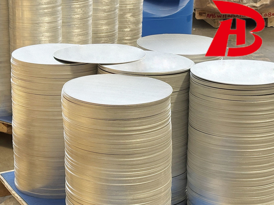 السطح المطلي B209 ASTM 3003 8011 1050 1100 1060 حلقات القرص من الألومنيوم للوحات غير اللاصقة