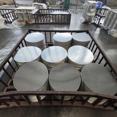 1100 سبيكة الألومنيوم الدائرة لأدوات الطبخ وعلامة الطريق سمك 80mm-1600mm