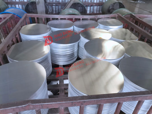 القرص والدائرة من الألومنيوم القابل للتخصيص مع سمك 0.3 إلى 6 مم وقطر 80 إلى 1600 مم لتطبيقات أدوات المطبخ