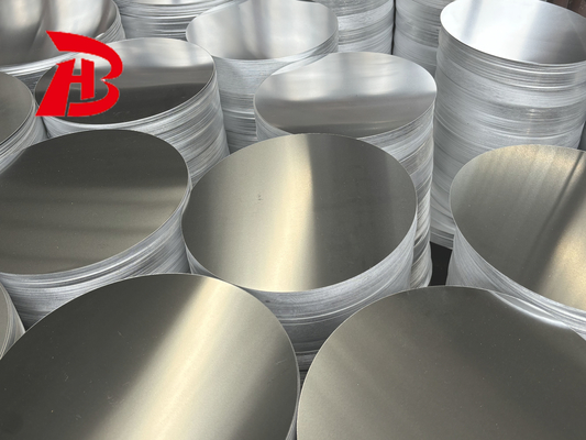 1060 3003 5052 سبيكة H24 H32 2mm 676mm قطر حلقة الألومنيوم لعلامات التحذير على الطريق