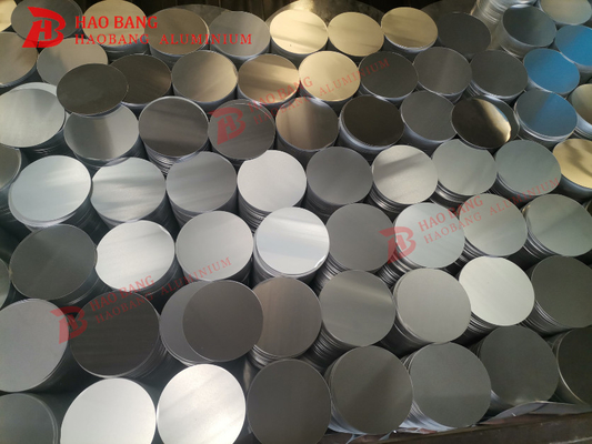 3003 astm b209 dc ألومنيوم حلقة ورق محاطة بالمعادن الدائرية لأدوات المطبخ