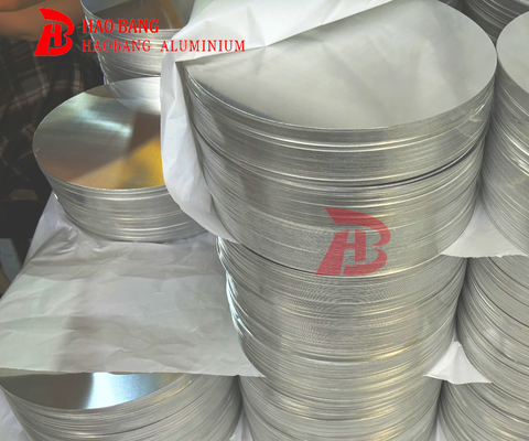 السطح المطلي B209 ASTM 3003 8011 1050 1100 1060 حلقات القرص من الألومنيوم للوحات غير اللاصقة