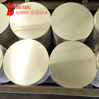 3003 astm b209 dc ألومنيوم حلقة ورق محاطة بالمعادن الدائرية لأدوات المطبخ