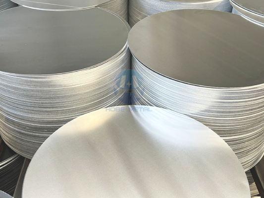 1060 3003 5052 سبيكة H24 H32 2mm 676mm قطر حلقة الألومنيوم لعلامات التحذير على الطريق