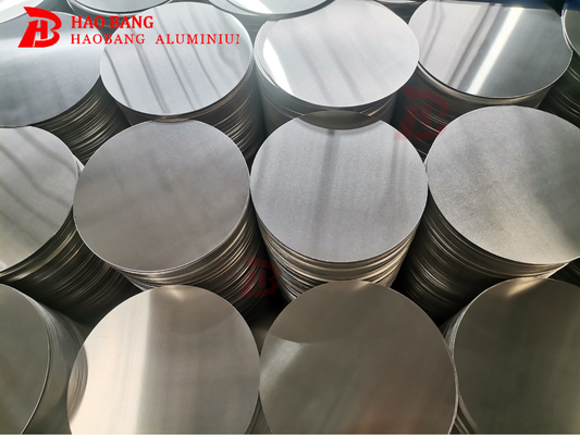 الصفيحة الدائرية المعدة حسب الطلب من سلسلة 3000 من الألومنيوم ASTM B209 القياسية للصنادل