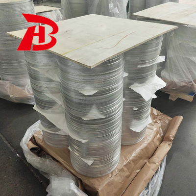 حلقات وأقراص من سبيكة الألومنيوم 1050 قطرها 80-1600 ملم والسطح المنتهي من الطاحونة لمعاكسات الإضاءة