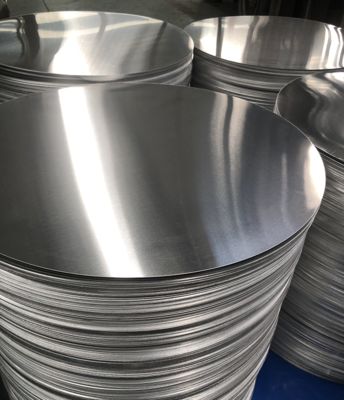 1050 1060 3003 Aluminum Circle CC DC Material O Soft H12 H18 Temper 0.3‑6mm Thickness 100‑1000mm Diameter Deep Drawing Aluminum Disc for Cookware Pots Pans Lamp Covers Stamping