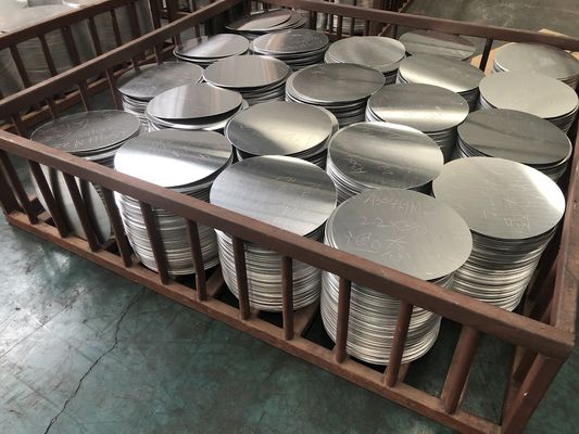 80-1600mm قطر 0.3-6mm سمك دائرة الألومنيوم القابلة للتخصيص و قرص مستدير لأدوات المطبخ