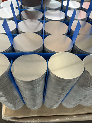 1060 3003 5052 سبيكة 80mm-1600mm قطر حلقة الألومنيوم لعلامات التحذير على الطريق