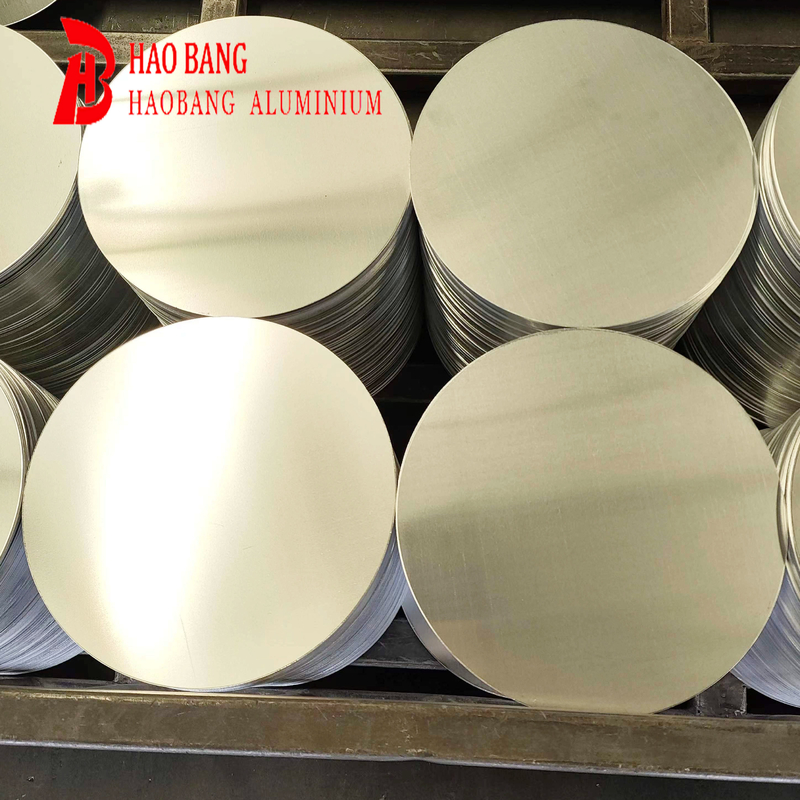 3003 astm b209 dc ألومنيوم حلقة ورق محاطة بالمعادن الدائرية لأدوات المطبخ