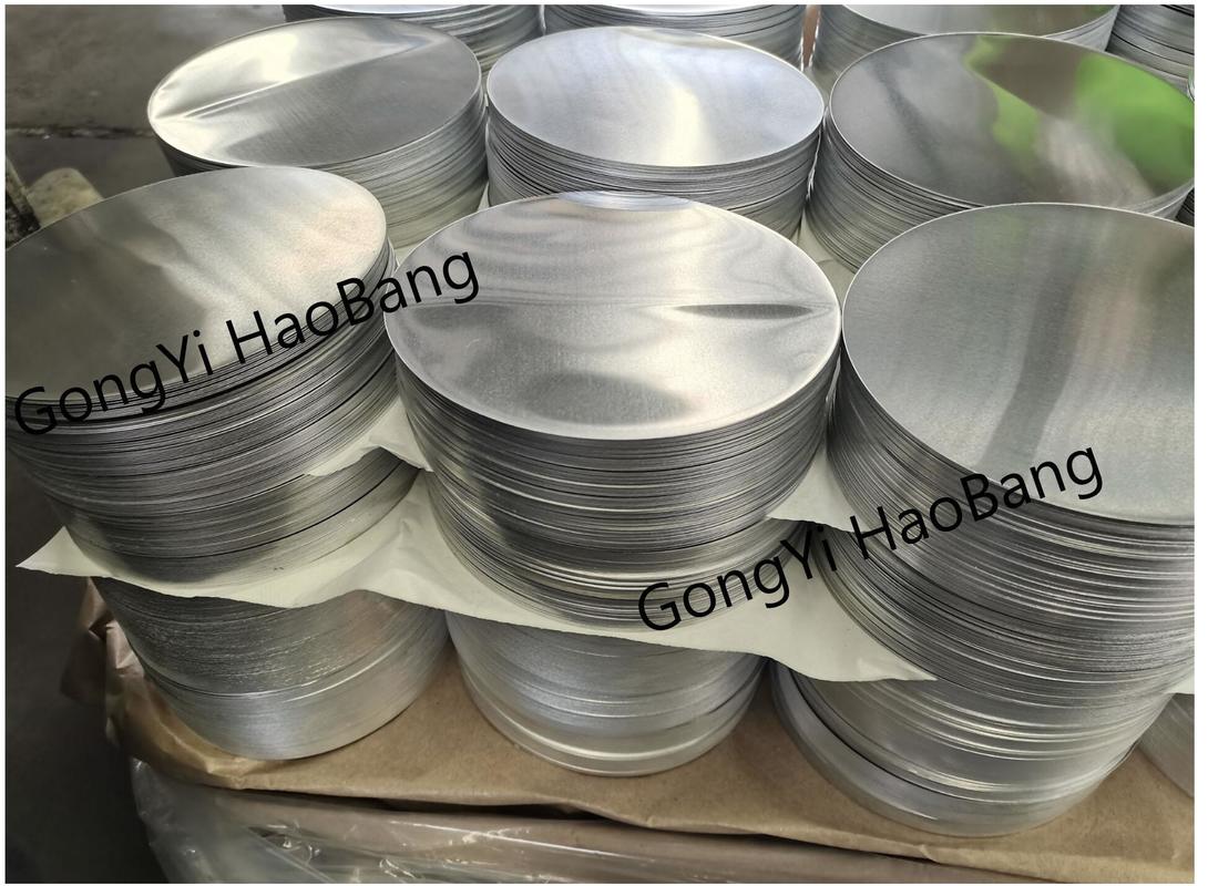 Uniform Silvery Aluminum Circles 1050 Alloy 80-1600MM Dia for Lighting Reflectors and Industrial Use