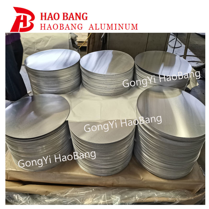 دوائر ألومنيوم لامعة ومتينة 1050 بقطر 80-1600 مم لتركيبات عاكسة